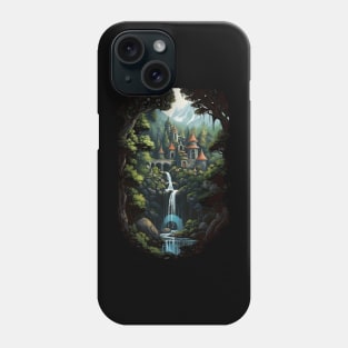 Elven Waterfall Retreat - The Last Homely Home - Fantasy Phone Case