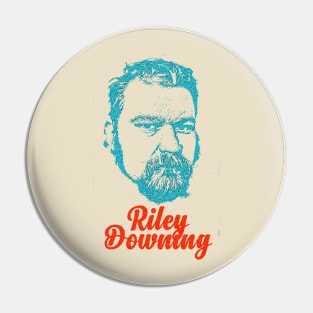 Retro Riley Downing Overprint Pin