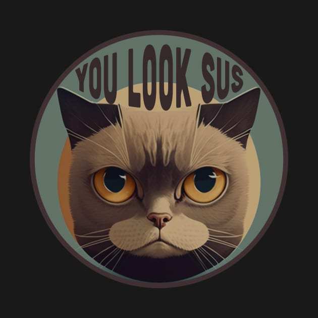 You Look Sus Cat by TheJadeCat