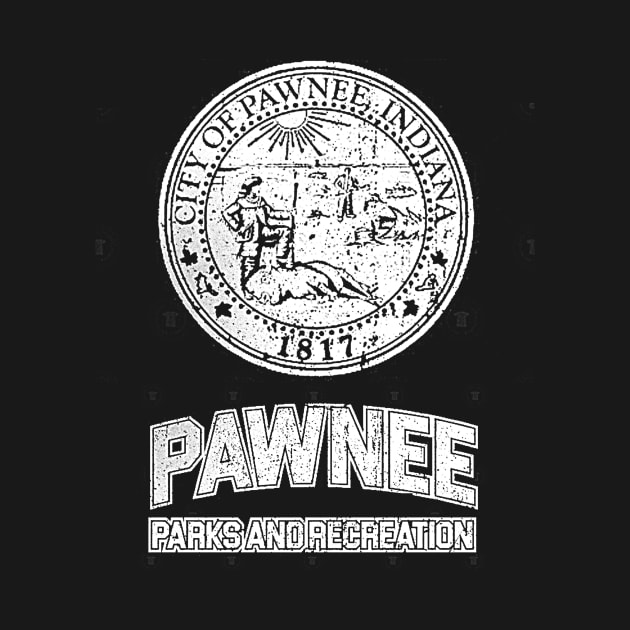 Pawnee Parks and Rec On white by truefriend