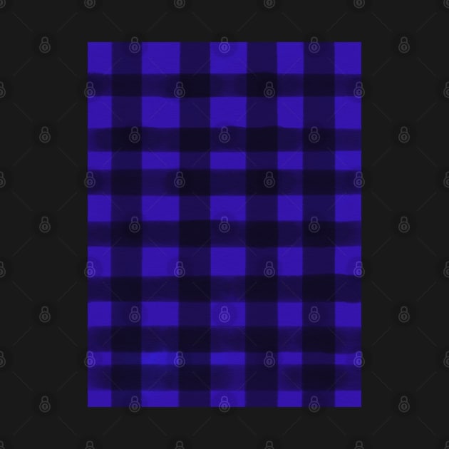 Purple Blue Plaid Pattern by faiiryliite