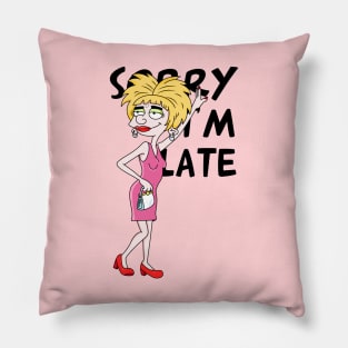 Sorry, I'm Late! Pillow