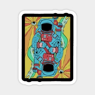 Spaceman tarot Magnet