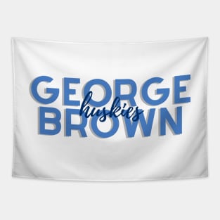 George Brown Huskies Tapestry