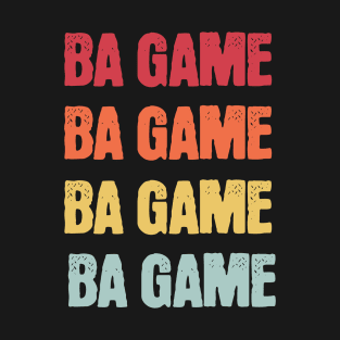 Retro Vintage Style Ba Game T-Shirt