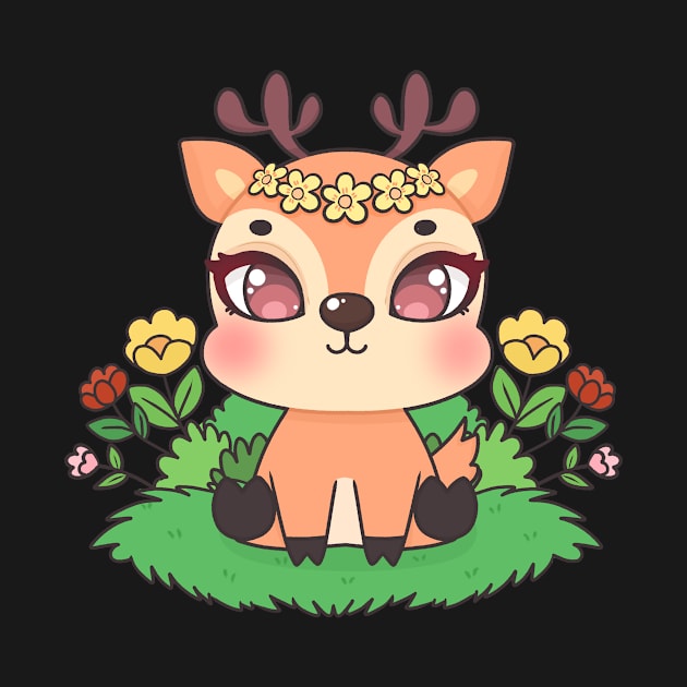 Cute Little Deer by Minidooods