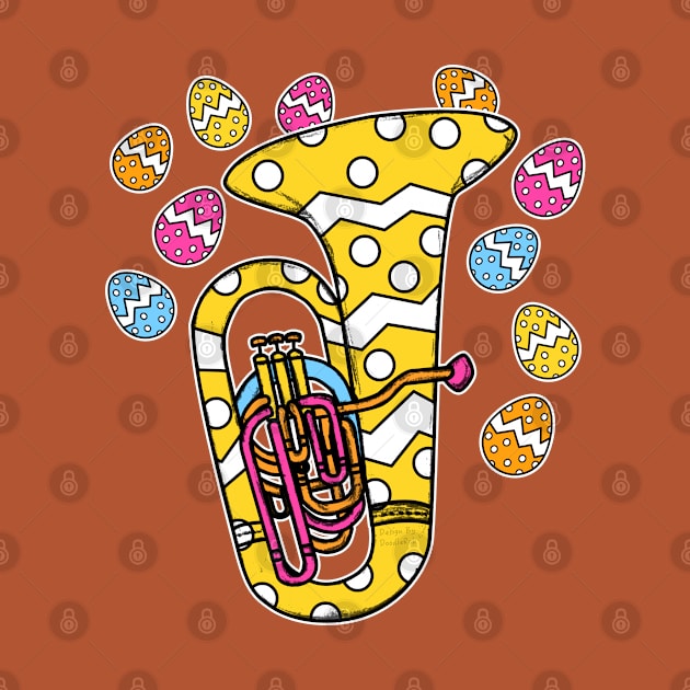 Easter Tuba Tubaist Brass Musician by doodlerob