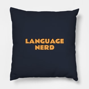 Language Nerd Pillow