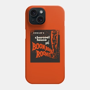 Vintage Charcoal House and Boom Boom Room Tiki Bar Phone Case