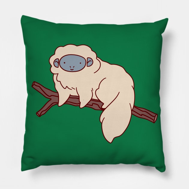 Fluffy Tree Branch Monkey Pillow by saradaboru