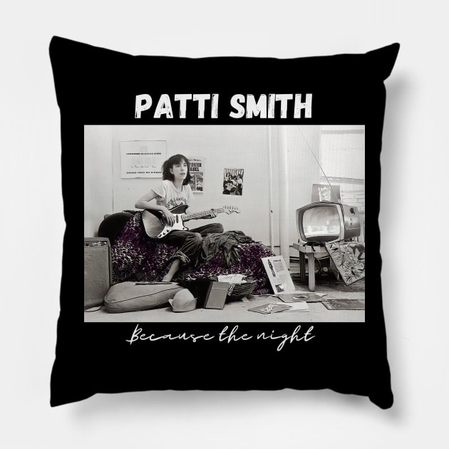 Patti Smith Pillow by FunComic