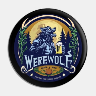 Werewolf Beer Pin