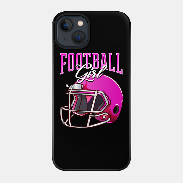 Football Girl Women Cute Football Gift Design - Football Fan - Phone Case