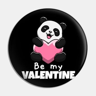 Panda Be My Valentine Pin