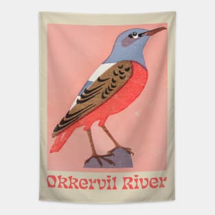 Okkervil River ∆ Original Retro Style Fan Art Design Tapestry