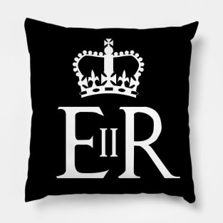 Queen Elizabeth Royal Cypher Pillow