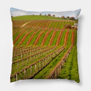 Australian Vineyard Landscape Pillow