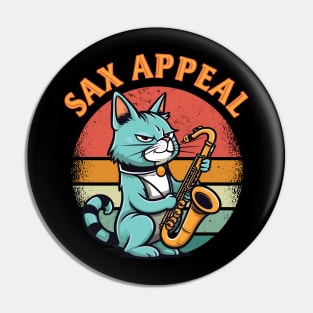 Sax Appeal - For Saxophone Players and Fans Pin