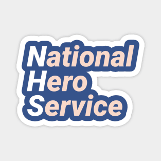 National Hero Service Magnet