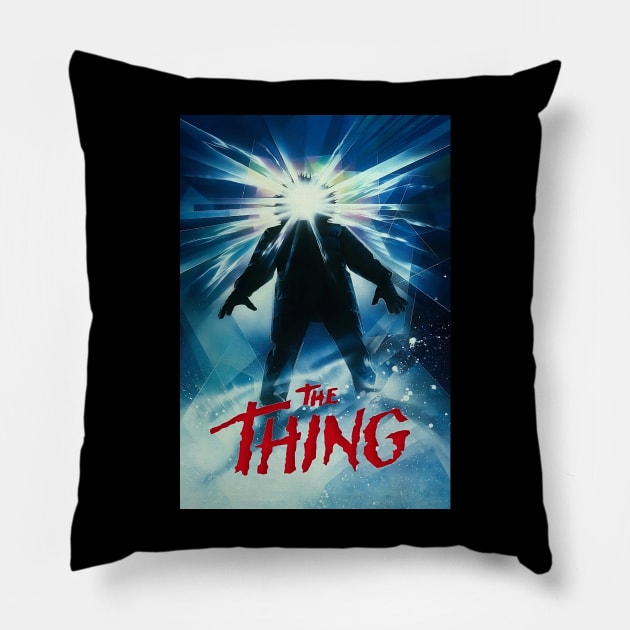 The Thing Movie Poster Pillow by HipHopTees