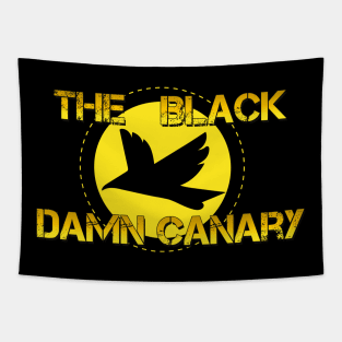 The Black Damn Canary Tapestry