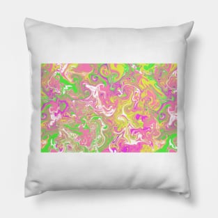 Cotton candy marble Pillow