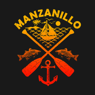Manzanillo Beach, Mexico, Boat Paddle T-Shirt