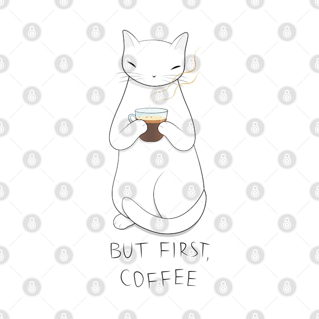 Coffee Cat by runcatrun