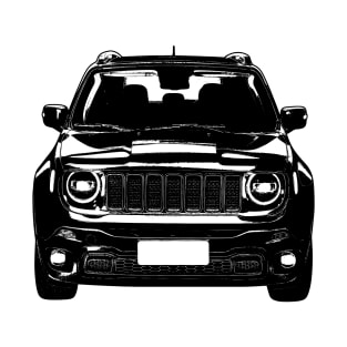 Jeep Renegade Sketch Art T-Shirt