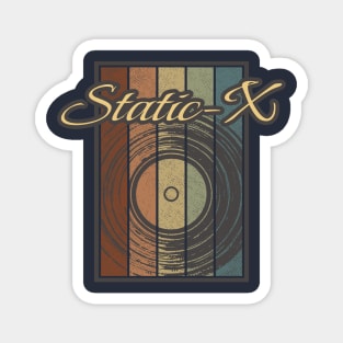 Static-X Vynil Silhouette Magnet