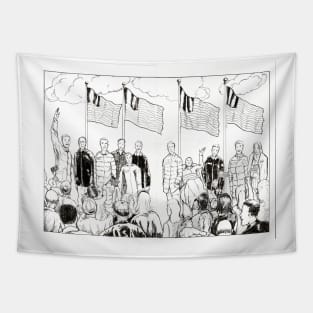 Desert Storm Prisoners of War Tapestry