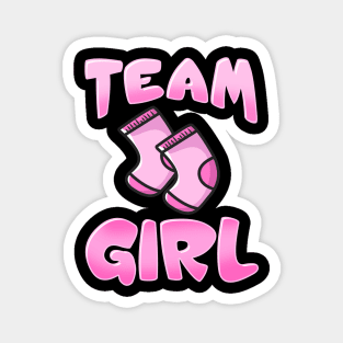 Team Girl - Pregnancy Announcement Gift Magnet