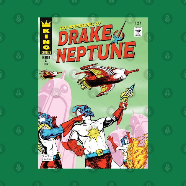 Drake Neptune Comic March 1934 The Parallax Wars by GothicStudios