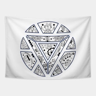 The crest mandala Tapestry