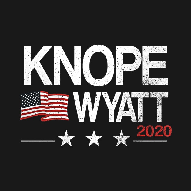 Knope VS Wyatt 2020 Black Tee by truefriend