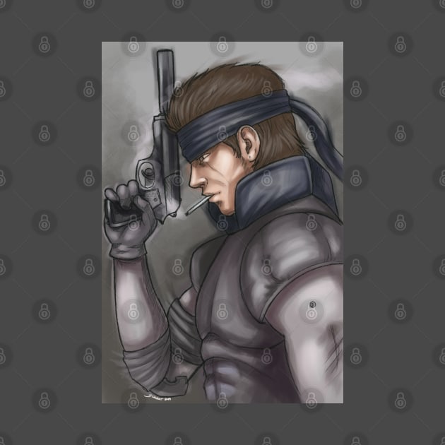 Metal Gear Solid Snake by ekkimu