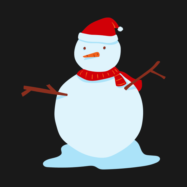 Cute Snowman by Salma Ismail