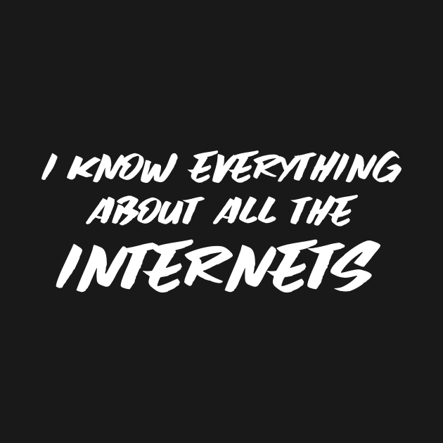 I know everything about all the internets, Nonsense by ILT87