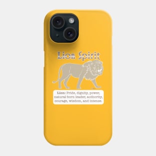 Spirit Animal-Lion Phone Case