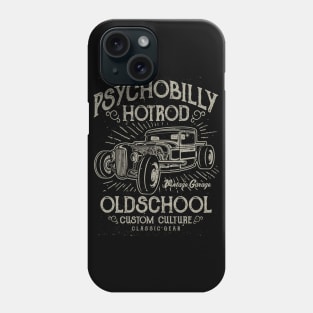 Psychobilly Hot Rod Old School Custom Culture Classic Car Phone Case