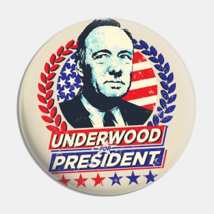 Frank Underwood for President 2024 Pin