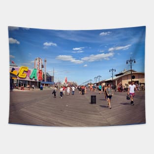 Coney Island Summer Beach Brooklyn NYC Tapestry