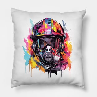 Man Portrait Action Move Urbain City Life Abstract Pillow