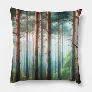 Woodland Landscape Pillow