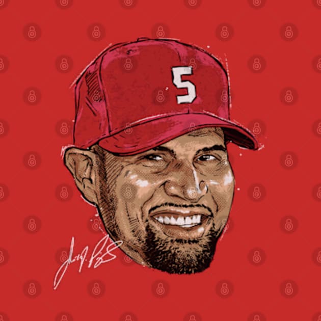 Albert Pujols St. Louis Portrait by danlintonpro