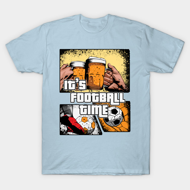 Disover It's Football Time - Beer - T-Shirt