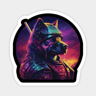 Samurai dog Magnet