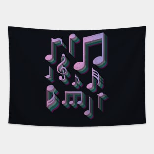 Musical Notes - Art Of Music Tapestry