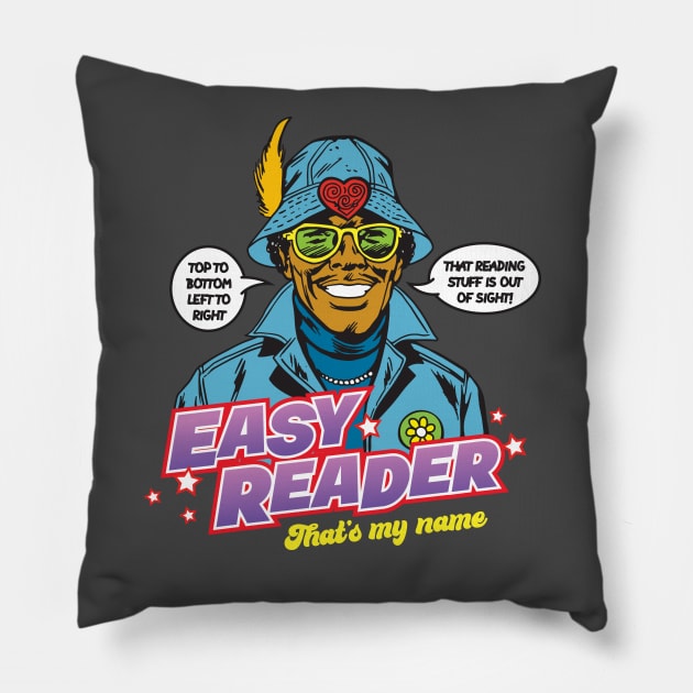 Easy Reader Pillow by Chewbaccadoll