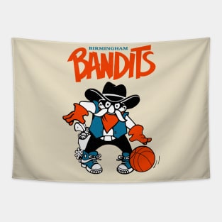 Defunct Birmingham Bandits Basketball CBA Tapestry